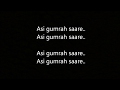 Bohemia - Gumrah (Full Lyrics with Audio Song)