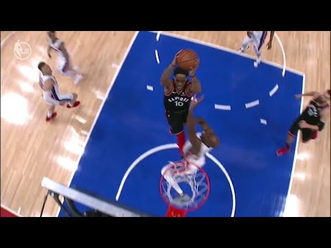 Demar DeRozan Posterizing Dunk (Pistons vs. Raptors)