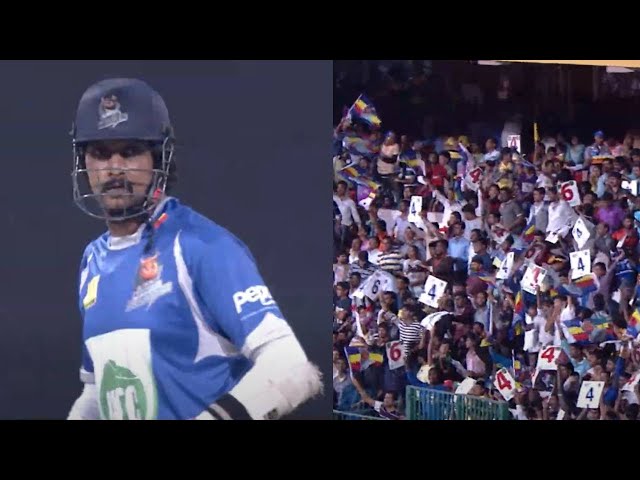 Bangalore Crowd Cheering Kichcha Sudeep’s Batting | Cricket Highlights | CCL