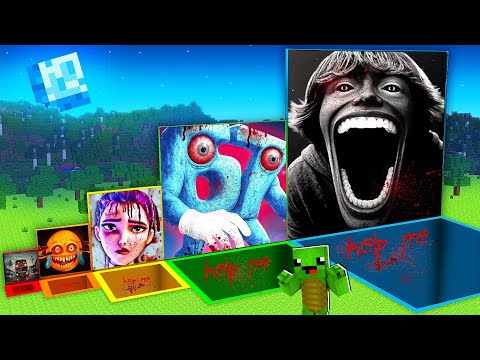 WÄHLEN NICHT die falschen 67 BRAINROT LÖCHER in Minecraft!