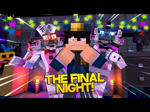 Minecraft Five Nights at Freddys - Minecraft Fnaf: Sister Location - The Security Guards Final Night (Minecraft Roleplay)