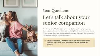 Senior Pet Nutrition: Why Aging Is Inevitable But Decline Is