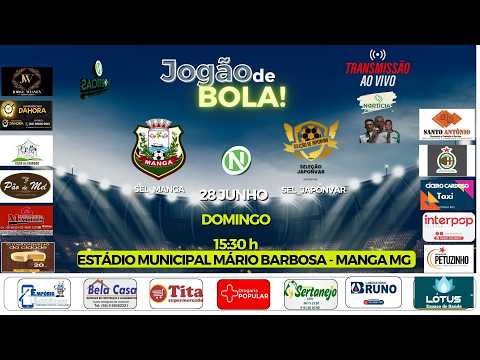 "AO VIVO" SELEÇÃO DE MANGA X SELEÇÃO JAPONVAR