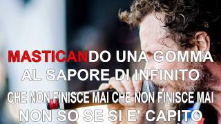 Jovanotti - Gli immortali - Karaoke con testo