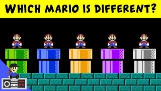 Which Mario is different? Pipes Minigame