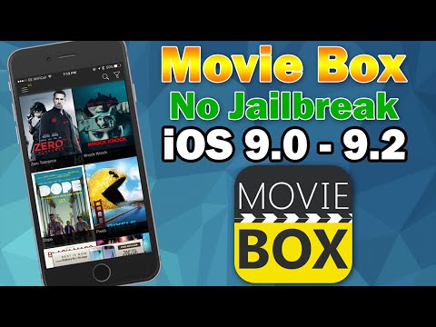 iOS 9.0 - 9.2.1: How to Install Movie Box on iPhone, iPod touch and iPad (No Jailbreak) Video