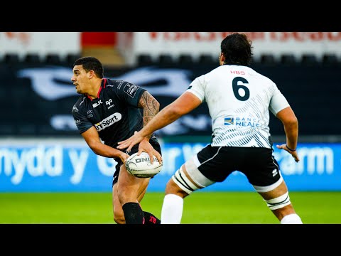 Matavesi's no look pass leads to cracking Ospreys try