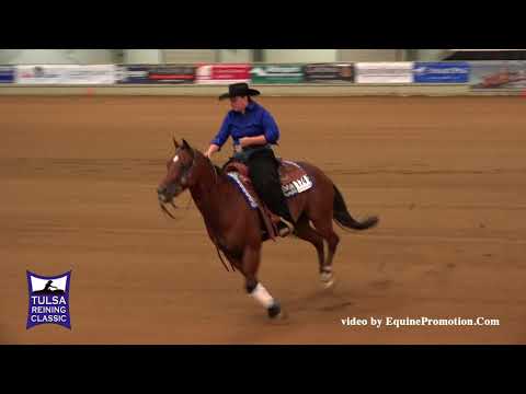 Hickorys Baylite ridden by Alexandra Hatchett  - 2017 Tulsa Reining Classic (Rookie 2)