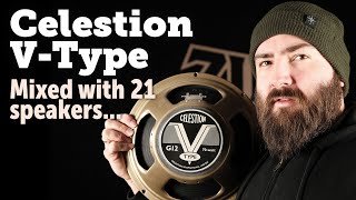 Video thumbnail for Celestion V type vs 21 other speakers - shootout by Zilla Cabs