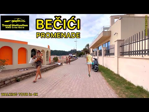 BEČIĆI Promenada u Oktobru 2023 - BEČIĆI Promenade [Walking Tour in 4K] MNE Crna Gora