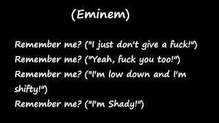 Eminem: Remember Me (Lyrics)