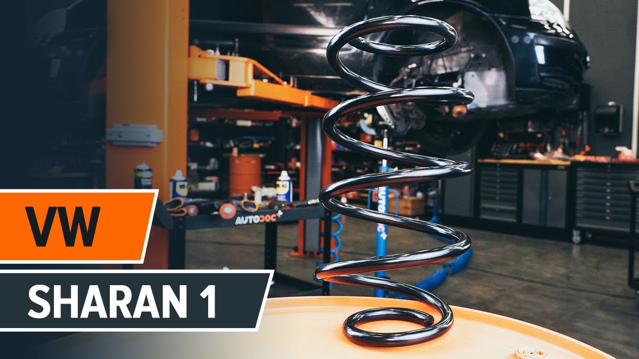 Kā nomainīt: priekšas atsperes VW Sharan 1 - nomaiņas ceļvedis