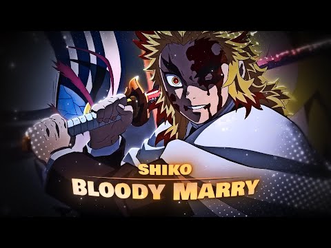 Rengoku vs Akaza (Edit/AMV) ❤️🔥 - Bloody Marry | Quick...! 4K