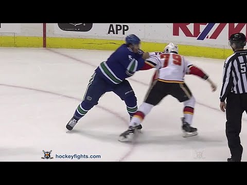 Micheal Ferland vs Luca Sbisa Feb 6, 2016