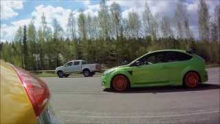preview picture of video 'Megane RS 330 vs Focus RS ATM 420'