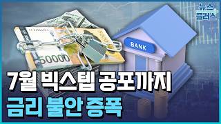 7월 한은 빅스텝 공포까지…널뛰는 시장금리 / 한국경제TV뉴스