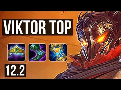 VIKTOR vs CASSIOPEIA (TOP) | Rank 2 Viktor, 10/3/9, Godlike | TR Master | 12.2