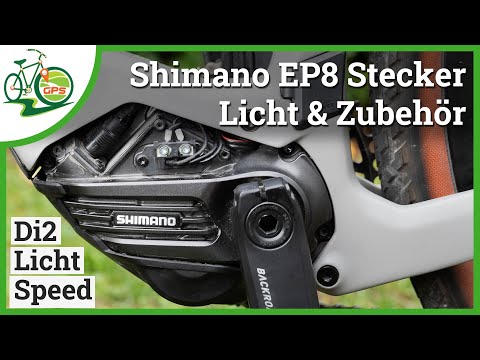 Shimano EP8 STEPS eBike 🚴 Anschlüsse & Stecker 🔌 Licht & Zubehör nachrüsten 💡 Abdeckung entfernen