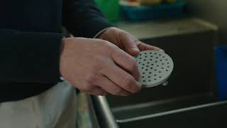 ScrapLock - a tamper-proof drain lock for commercial kitchens