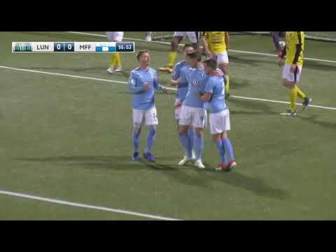 Lunds BK 0 - 2 Malmö FF Molins gör mål i sin comeback för Malmö Svenska Cupen