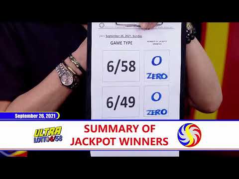 [LIVE] PCSO 9:00 PM Lotto Draw - September 26,  2021