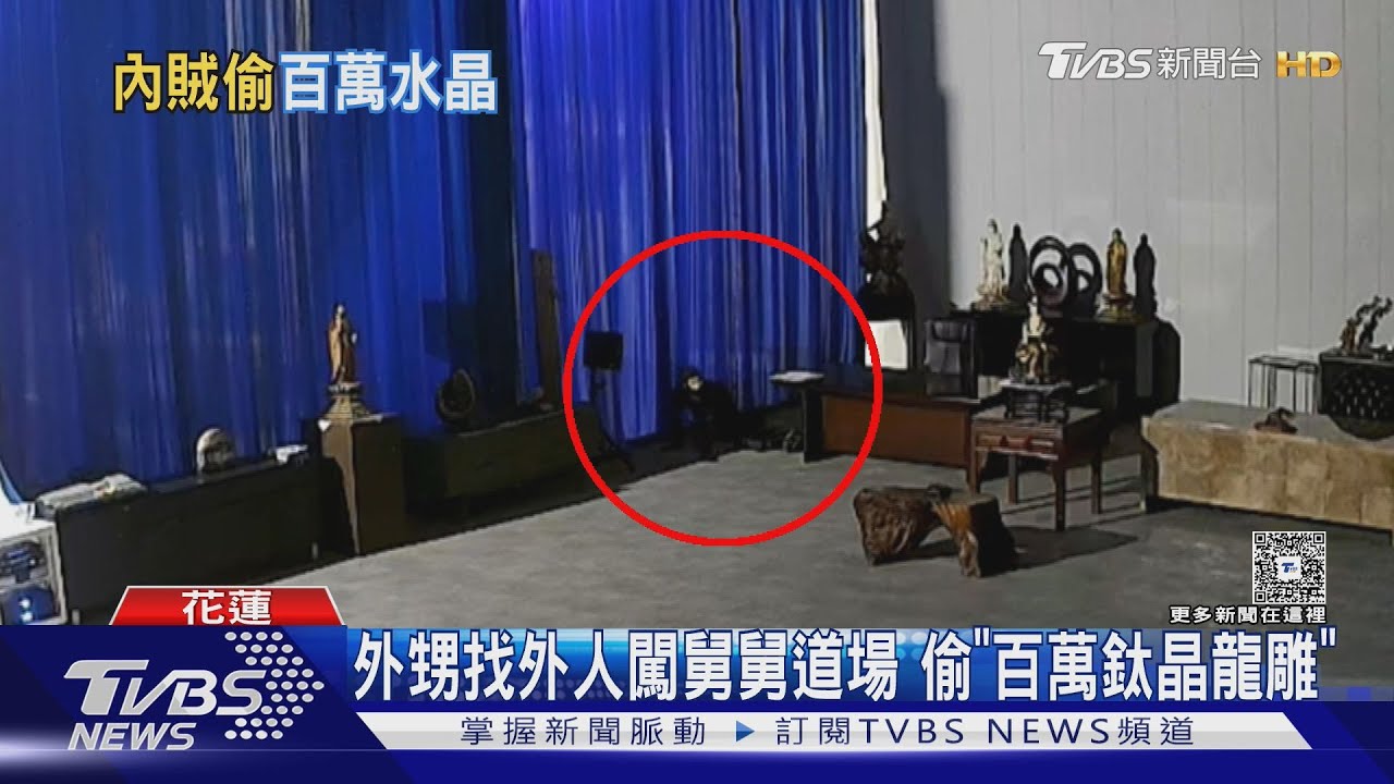 偷百萬鈦晶龍雕!幕後主嫌竟是「親外甥」 夥3友闖道場匍匐竊