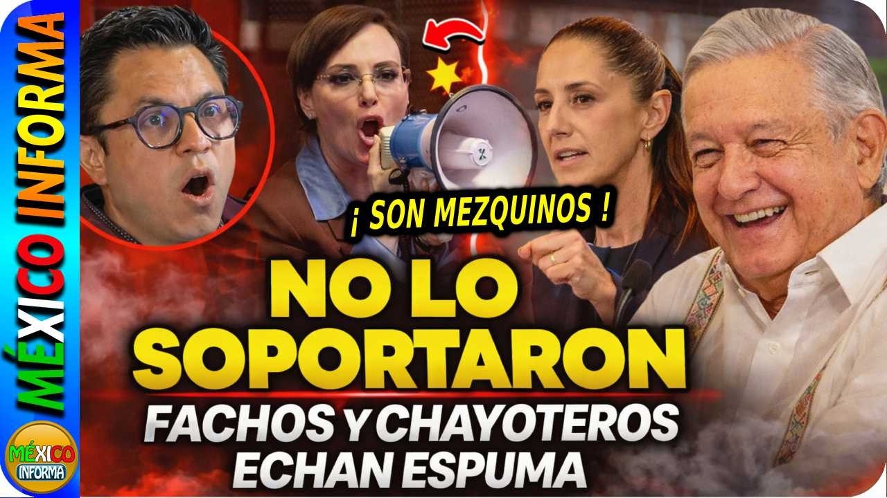 SHEINBAUM NO SE GUARDÓ NADA: LA DERECHA ES MEZQUINA. CHAYOTEROS Y FACHOS ECHAN ESPUMA POR LA BOCA.