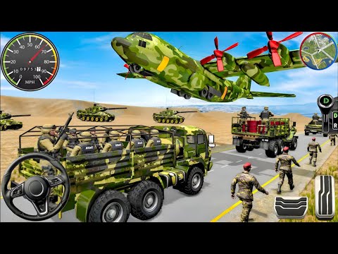 Army Truck Driving Cargo Games - US Offroad Army Truck Driving 3D 2025 - Andriod Gameplay