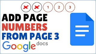 How To Insert Page Numbers in Google Docs Starting on Page 3