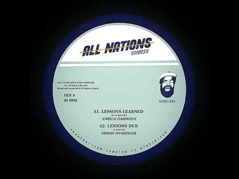 Amelia Harmony - Lessons Learned + Dub 12" All Nations Records 2021 - DUB