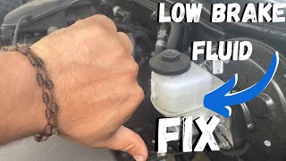 How to fix a car with low brake fluid
