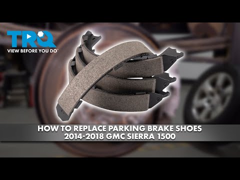 How to Replace Parking Brake Shoes 2014-2018 GMC Sierra 1500