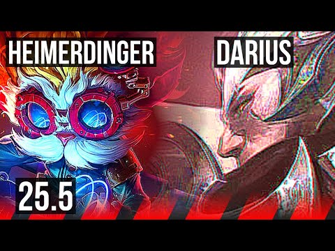 HEIMERDINGER vs DARIUS (TOP) | KR Diamond | 25.5