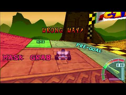 CTR Time Trials Tutorial [#3.1] | Papu's Pyramid Lap Tutorial (Glitched)