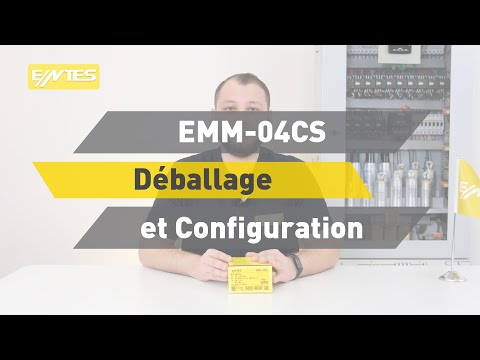 Déballage et configuration de l'multimeter de réseau EMM-04CS