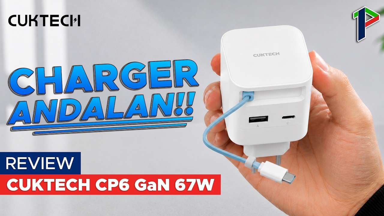 Selamat Tinggal Kabel Kusut! - CUKTECH CP6 GaN Fast Charger | Review Indonesia