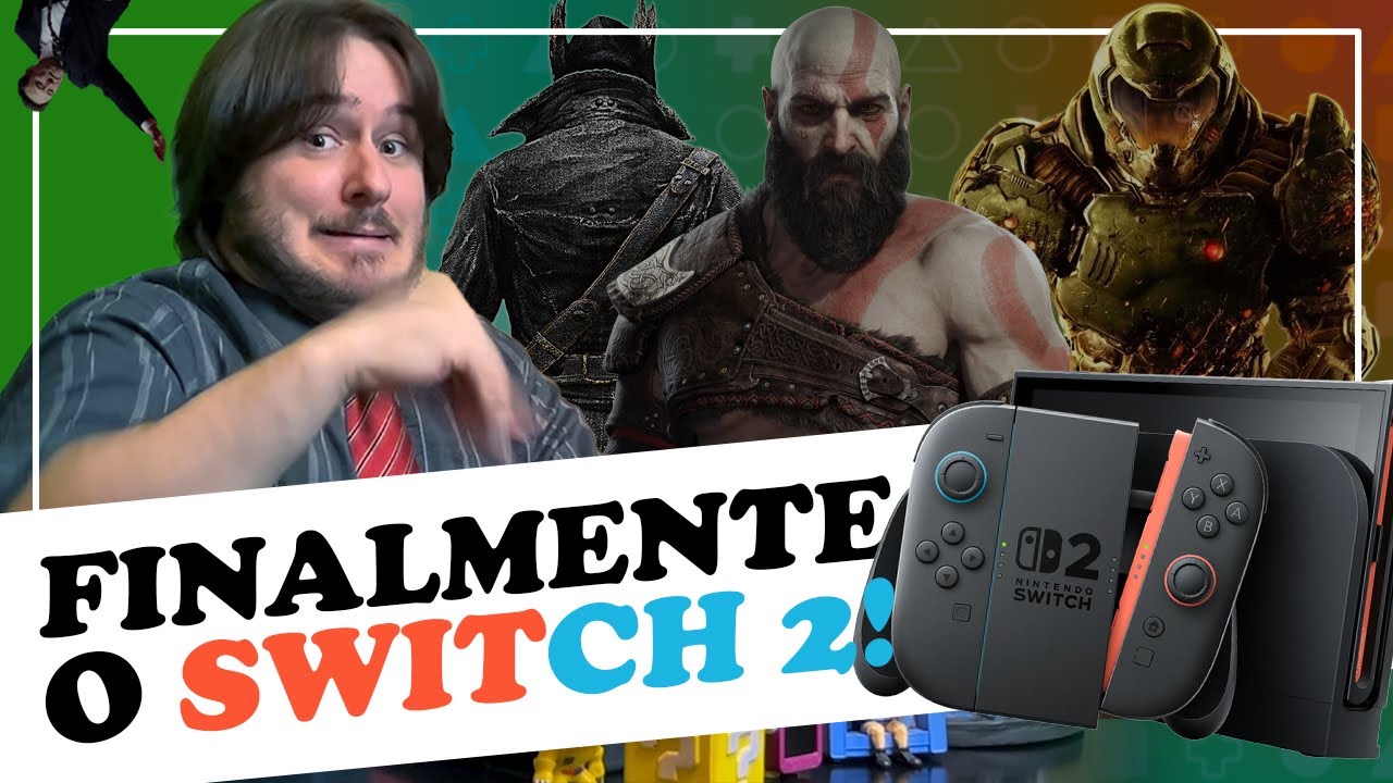 Finalmente veio o NINTENDO SWITCH 2! | Jornal Jogatina Maneira