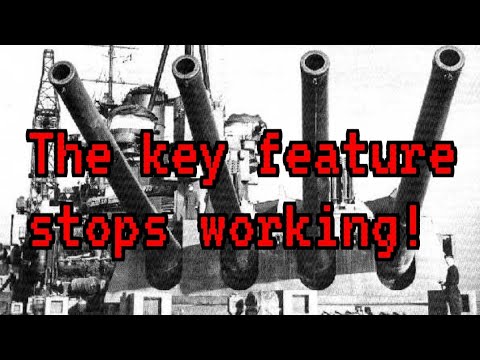 HMS King George V turret malfunctions