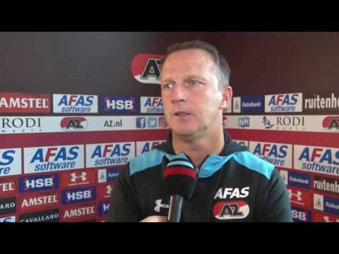 Van den Brom voorafgaand aan AZ - Go Ahead Eagles