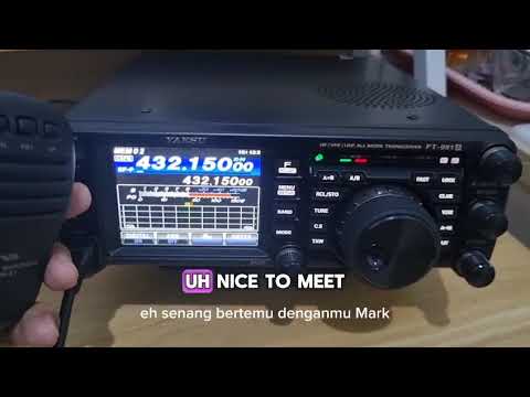 YAESU FT991A, C4FM crossmode to DMR TG 91 Worldwide, with Openspot2 pro 👆👍☕️