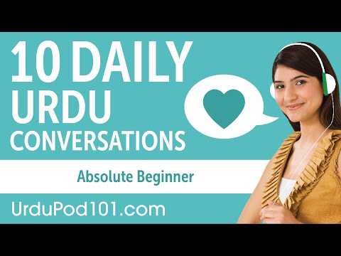 20 Daily Urdu Conversations - Urdu Practice for Absolute Beginners