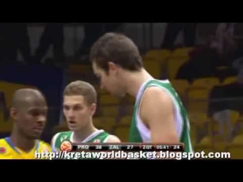 Euroleague 2010 - Top 16 - Week 1   Asseco Prokom  - Zalgiris Kaunas 89-65  (28-1-10) highlights