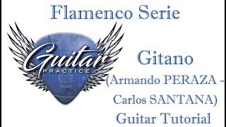 Gitano - Carlos SANTANA (Guitar Tutorial)