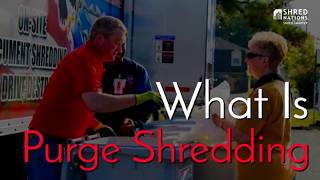 What Is One-Time Purge Shredding