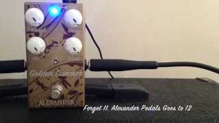 Video thumbnail for Alexander Pedals Golden Summer Reverb Pedal Demo by Jack Fossett