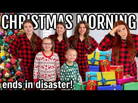 OUR FAMILY CHRISTMAS MORNING 2025 *ends in disaster*