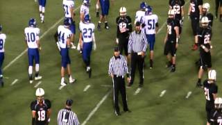 preview picture of video 'High School Football: Berryhill Chiefs at Cushing Tigers - 9/12/2014'