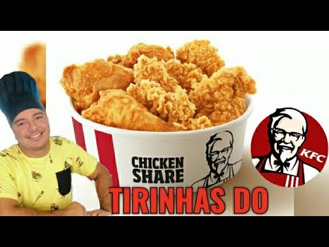 TIRINHAS CROCANTE DE FRANGO DO KFC - Super Fácil e fica Delicioso -  Chicken Share