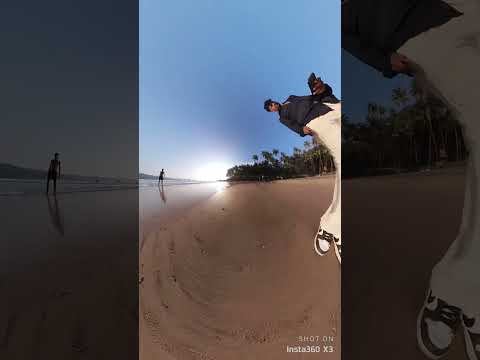 Goa ka sabse best beach #shorts #trending #funny #comedy #nature #love #viralvideo #insta360