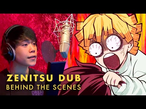 ZENITSU's Tantrum DUB (Behind the Scenes) | Demon Slayer EP 24